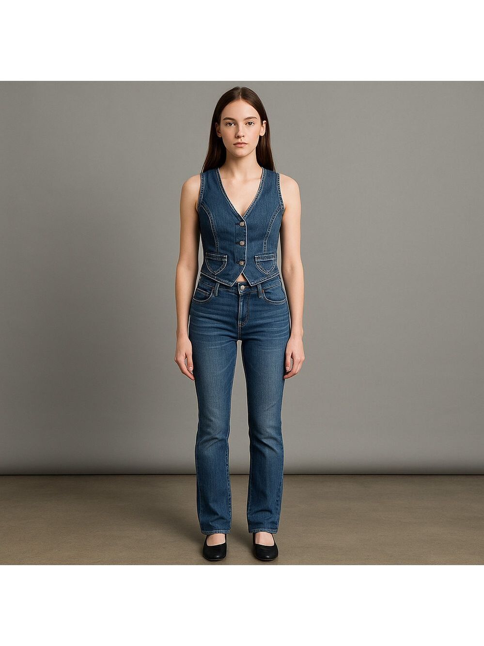 Zana Di Blue Denim Bootcut Jeans Size 5
